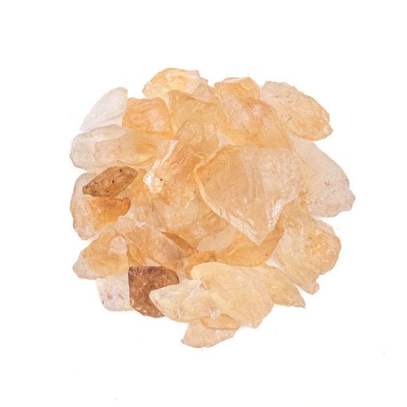 25g Raw Crushed Citrine Crystal Pieces Golden Yellow Gemstones Rough Gem Rock - Picture 2 of 5